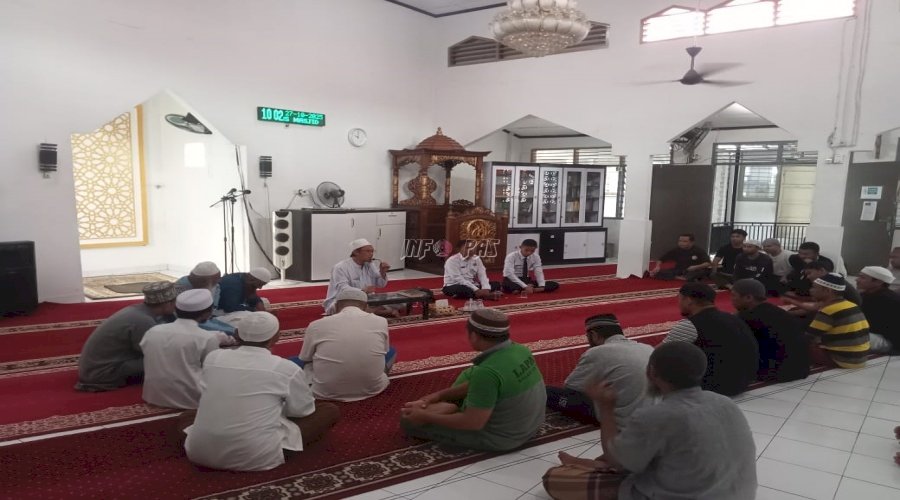Pembinaan Kerohanian Lapas Palu Hidupkan Semangat Ibadah melalui Kajian dan Tausiah