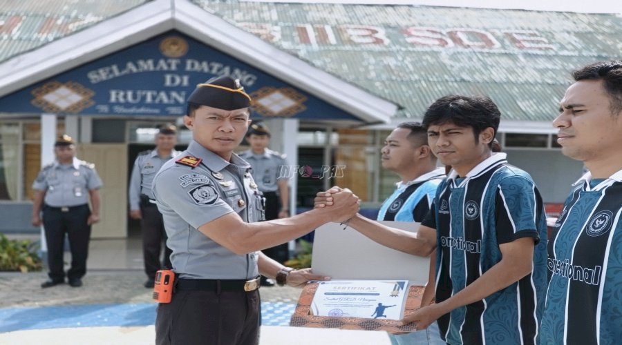 Karutan SoE Apresiasi Prestasi Tim Futsal pada Turnamen Kapolres TTS Cup 2025