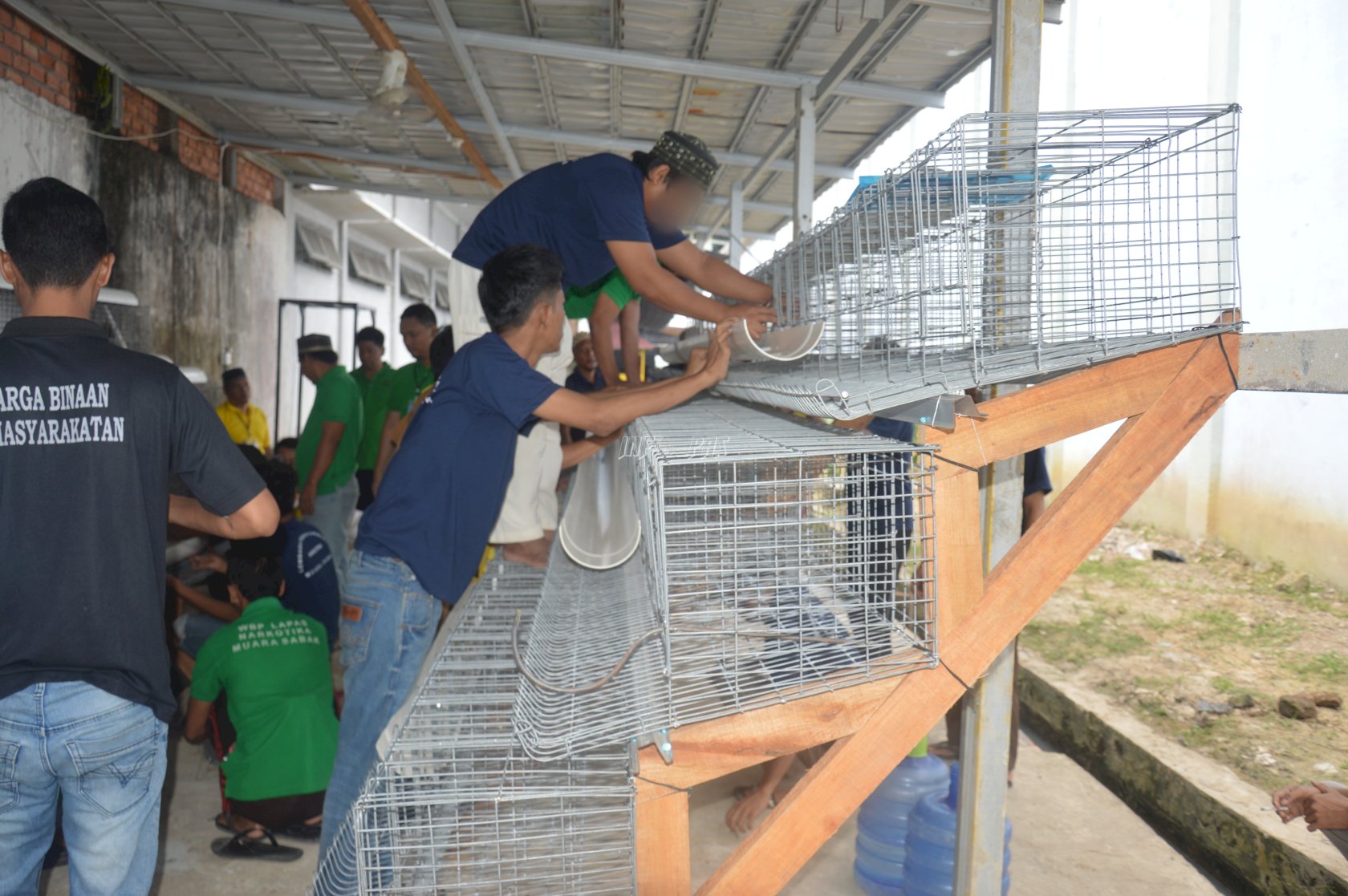 Lapas Narkotika Muara Sabak Siapkan Kemandirian Warga Binaan Lewat Peternakan Ayam