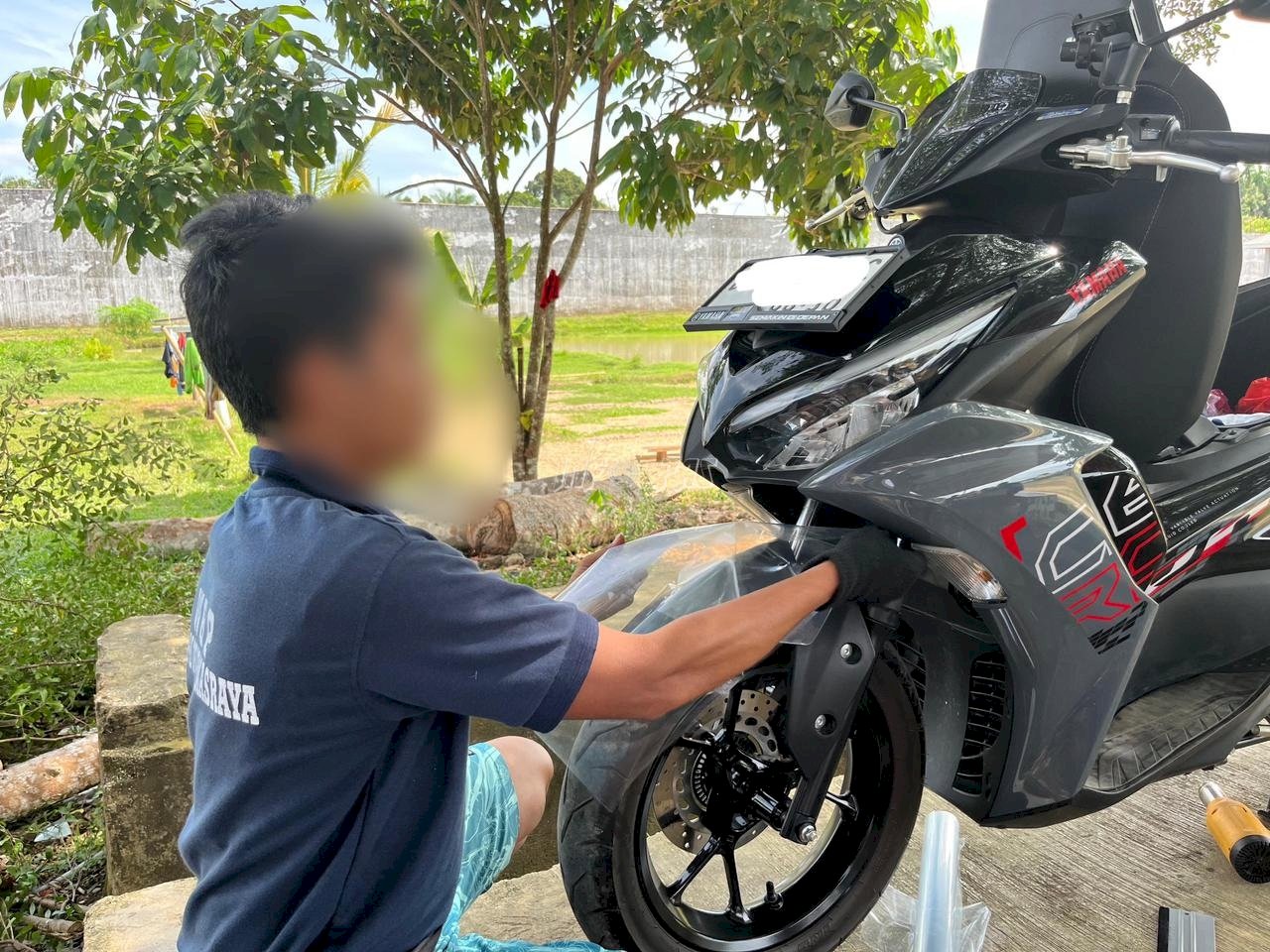Warga Binaan Lapas Dharmasraya Kembangkan Keahlian Variasi Motor