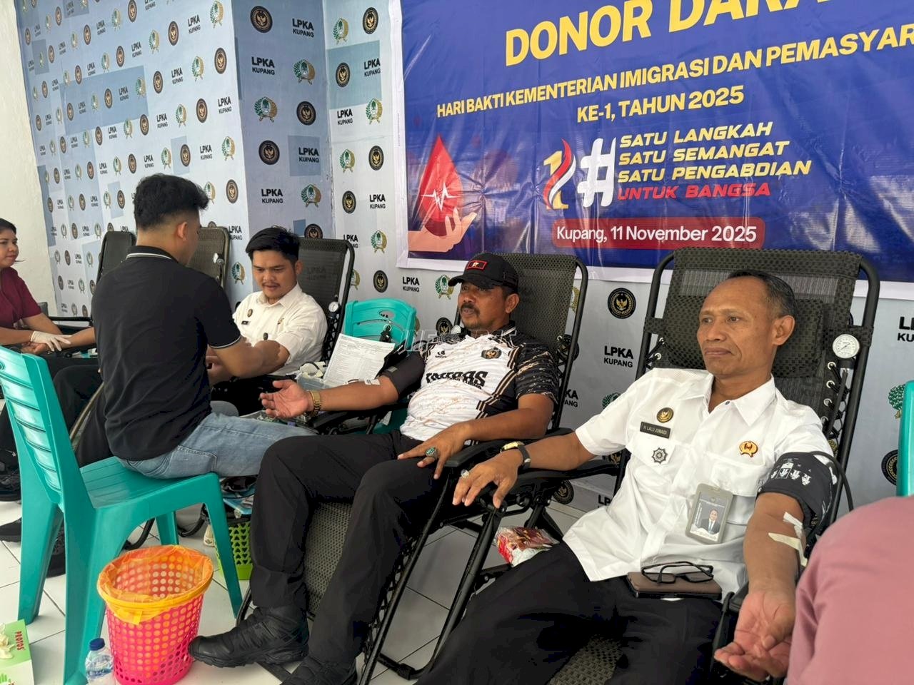 Sinergi Kemanusiaan, Kanwil Ditjenpas dan Ditjenim NTT Gelar Aksi Donor Darah