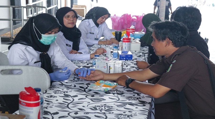 Lapas Cibinong Hadirkan Aksi Nyata lewat Layanan Kesehatan Gratis bagi Pengunjung