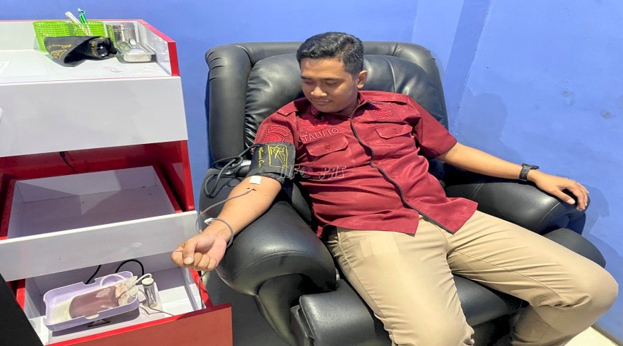 Jajaran Rutan Pelaihari Donorkan Darah lewat “IMIPAS Peduli” 