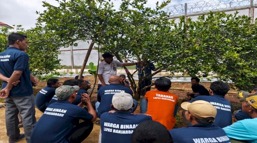 Lapas Banjarbaru Gelar Pelatihan Pengendalian Hama dan Perbanyakan Tanaman untuk Dukung Ketahanan Pangan