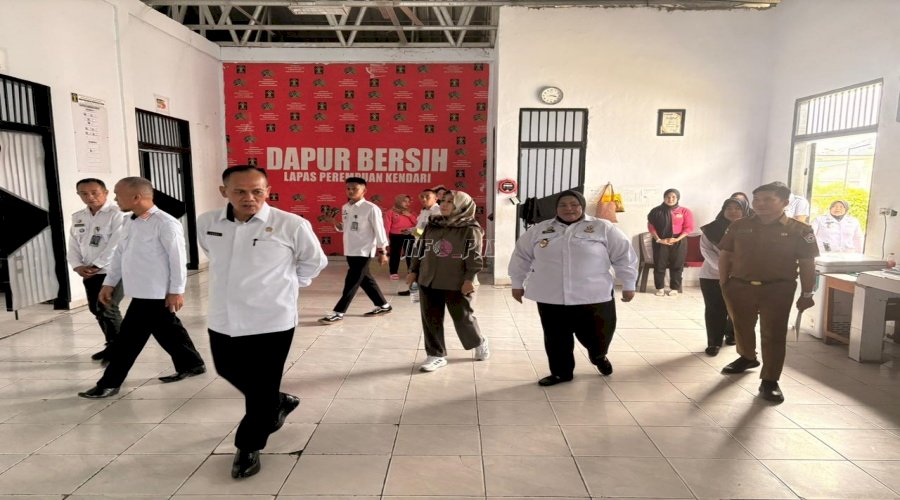 Kakanwil Ditjenpas Sultra Tinjau Lokasi Dapur MBG di Lapas Kendari, Lapas Perempuan Kendari, dan LPKA Kendari