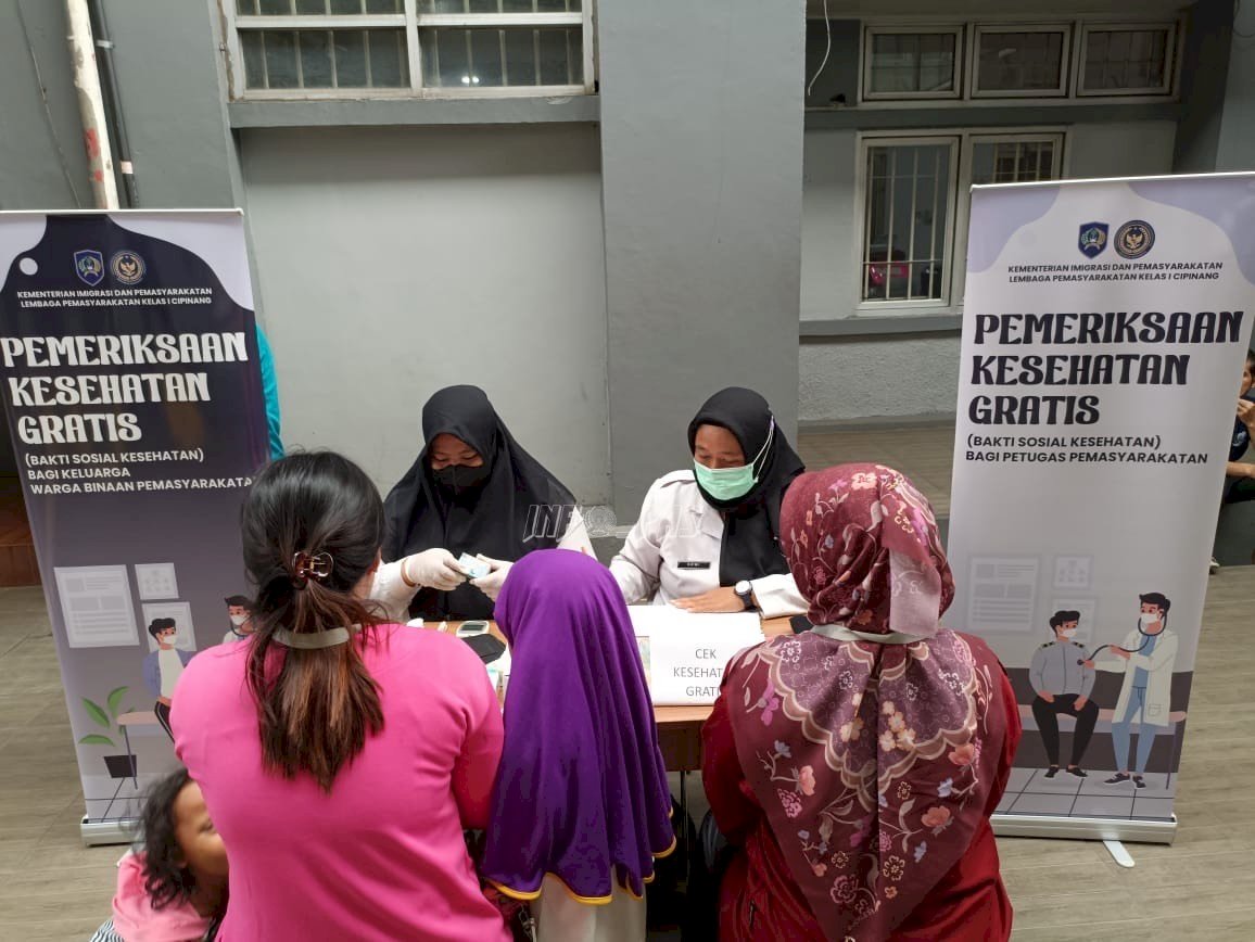 Lapas Cipinang Hadirkan Layanan Kesehatan Gratis untuk Keluarga Warga Binaan