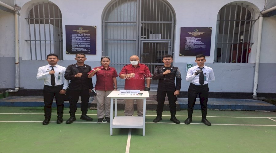 Pastikan Blok Steril Narkoba dan Barang Terlarang, Lapas Bandanaira Gelar Inspeksi Mendadak