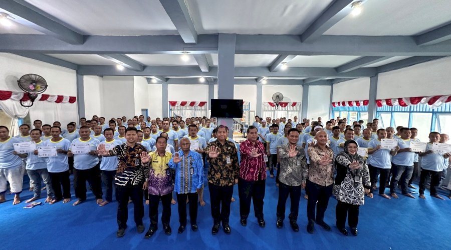 Rehabilitasi Pemasyarakatan di Lapas Kotabaru Resmi Ditutup, 150 Warga Binaan Siap Jalani Hidup Lebih Baik