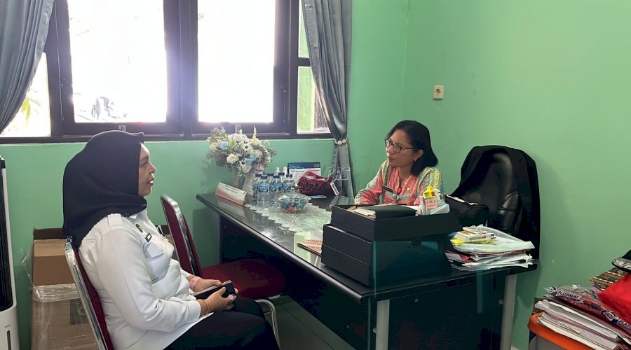 Tingkatkan Layanan Identitas Warga Binaan, Lapas Perempuan Ambon Koordinasi Disdukcapil Kota Ambon