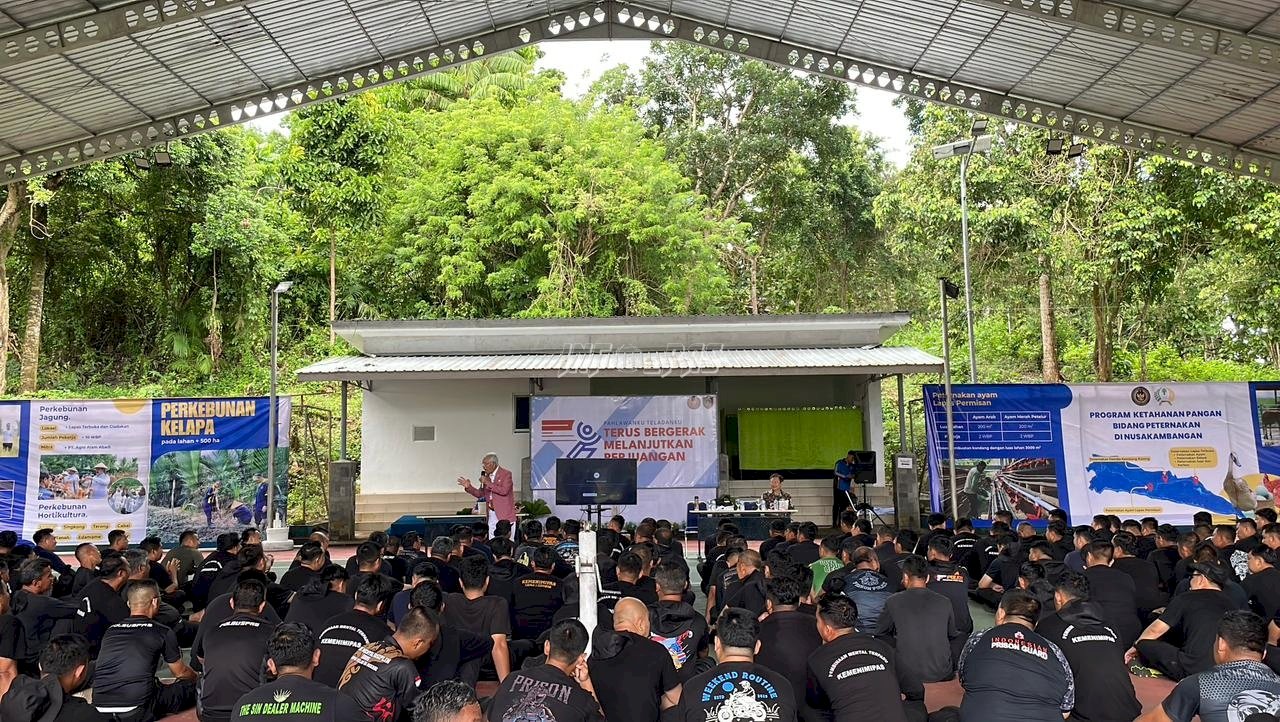 Lapas Besi Fasilitasi Pembinaan Integritas ASN Kemenimipas di Nusakambangan