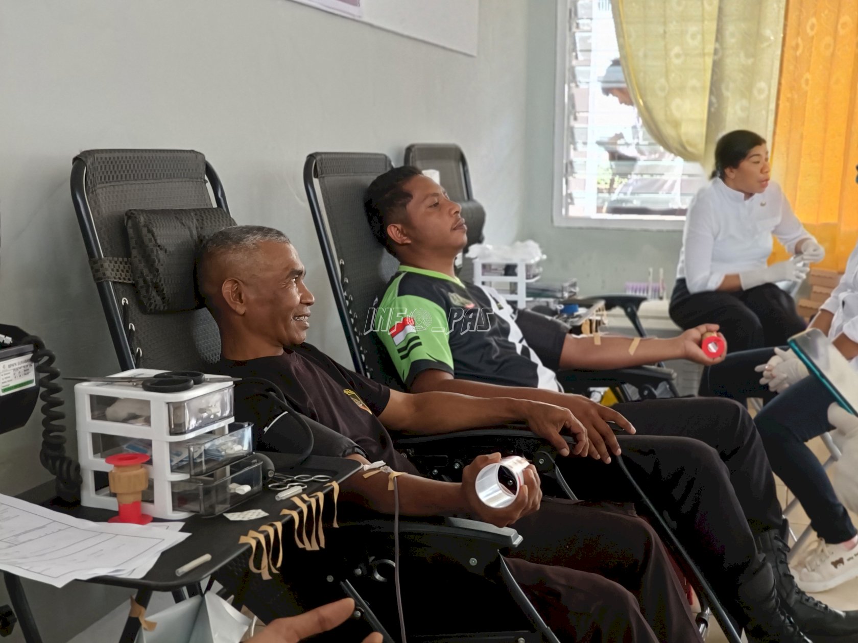 Rutan SoE Wujudkan Semangat Hari Bakti Kemenimipas Lewat Aksi Donor Darah