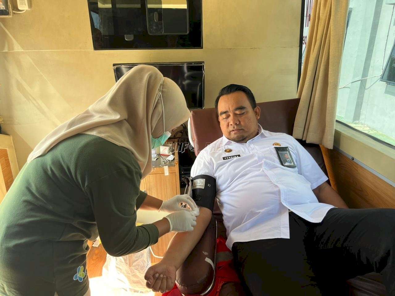 Lapas Dharmasraya Tebar Kepedulian lewat Donor Darah dan Berbagi Makanan Gratis