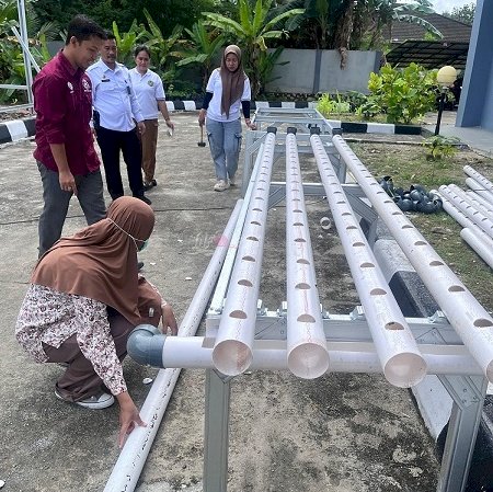 Bimbingan Kemandirian Bapas Tanjungpandan, Semangat Klien Perempuan Tak Kalah Saing di Pelatihan Hidroponik