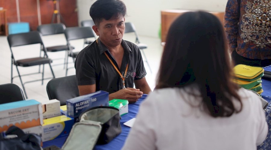 Rutan Rantau Gelar Pemeriksaan Kesehatan Gratis bagi Petugas dan Keluarga Warga Binaan 