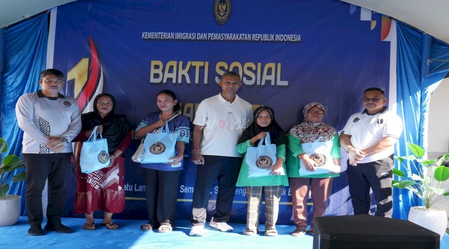 Lapas Palu Peduli Sesama, Gelar Baksos bagi Masyarakat