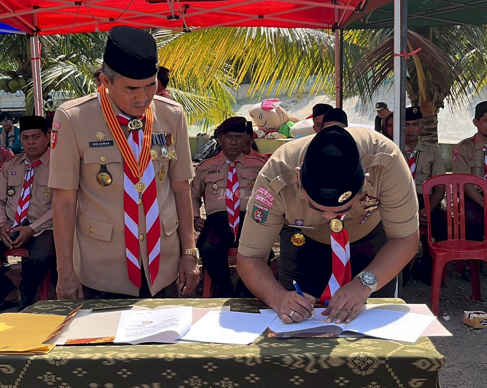 Lapas Dharmasraya dan Kwarcab Teken Kerja Sama Pembinaan Kepramukaan