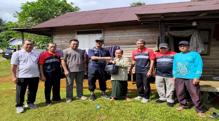 Rutan Pelaihari Salurkan Bantuan Sosial Peringatan Hari Bakti Kemenimipas
