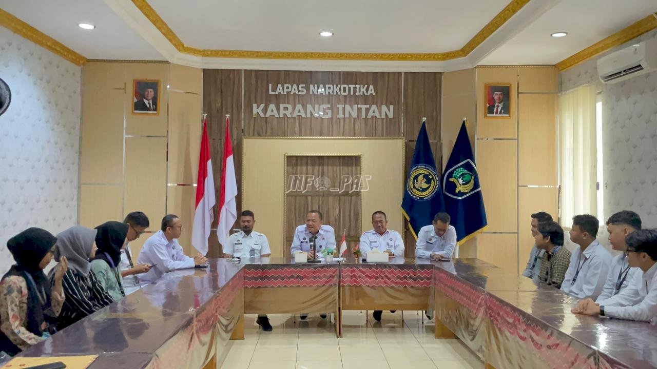 Calon Peserta Magang Lapas Narkotika Karang Intan Jalani Pembekalan Intensif