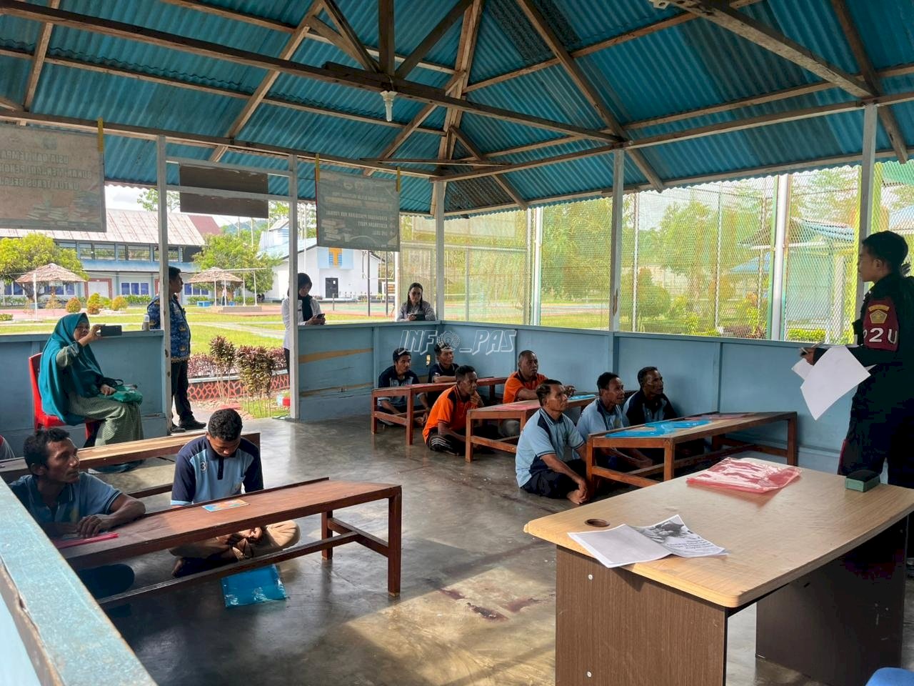 Tingkatkan Mutu Pendidikan, Lapas Piru Terima Visitasi Akreditasi PKBM Tunas Bangsa