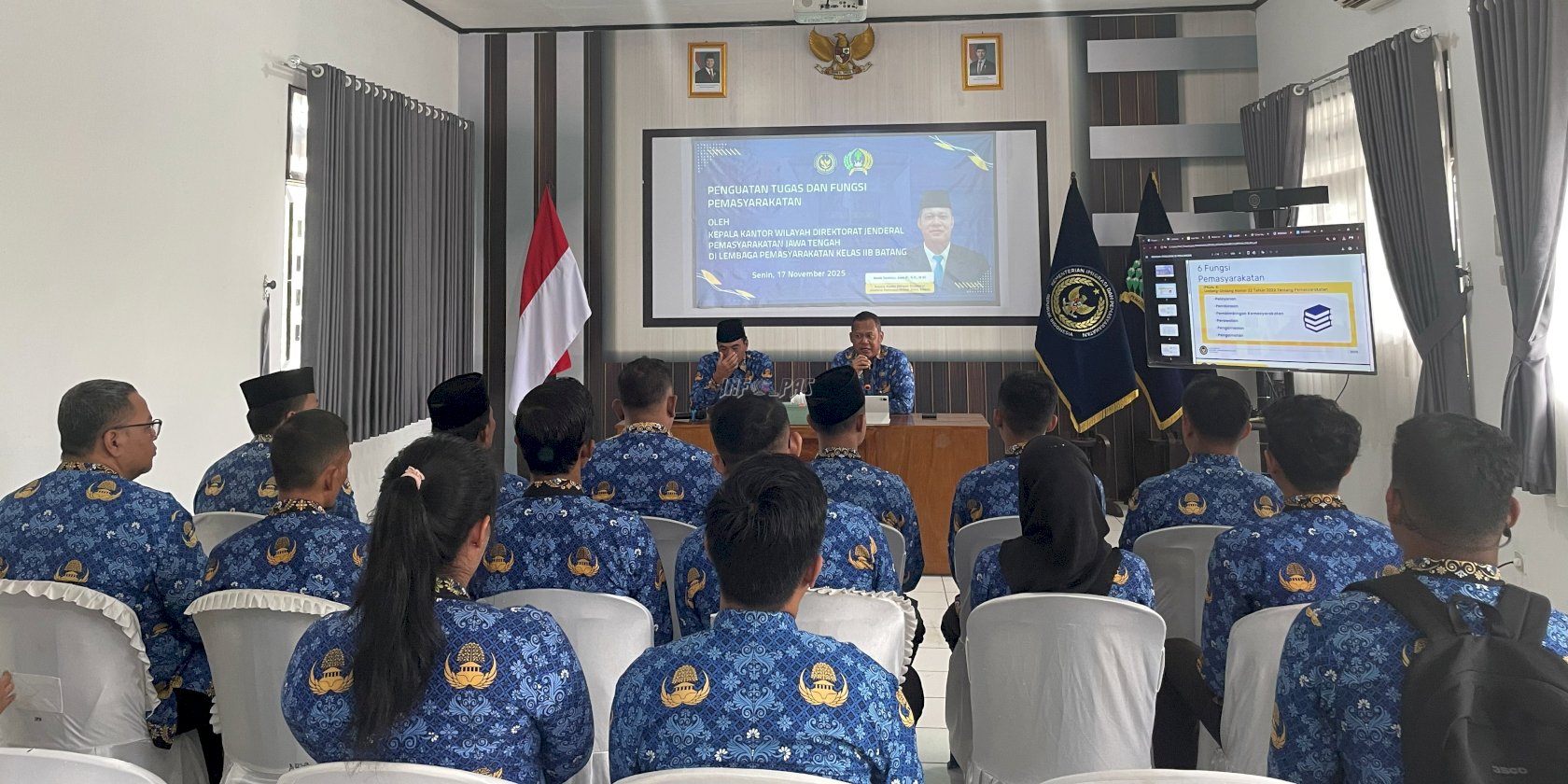 Penguatan Kakanwil Ditjenpas Jateng, Lapas Batang Bertekad Tingkatkan Profesionalitas Tugas