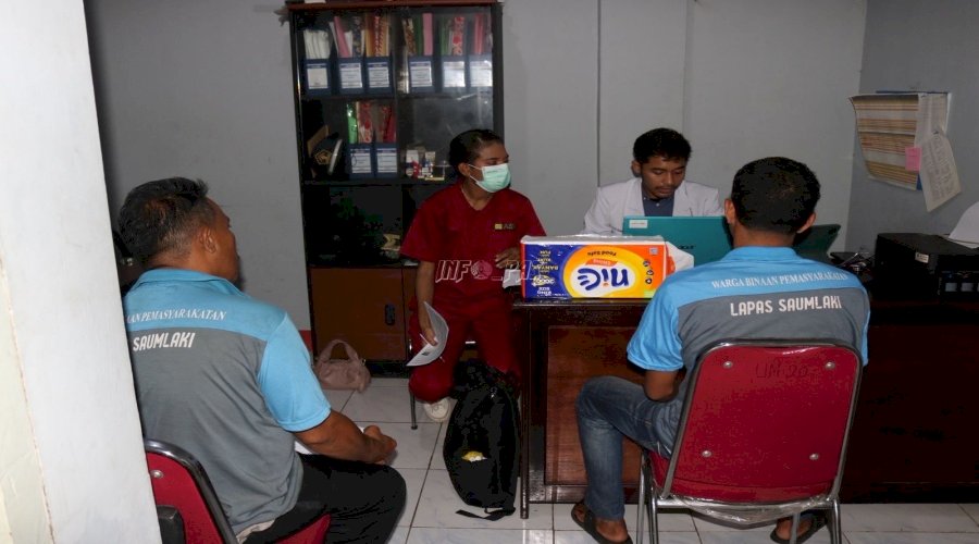Dukung Program Nasional, Lapas Saumlaki Gelar Skrining TBC