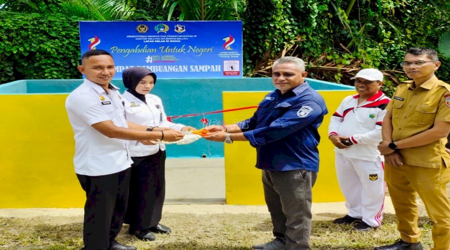 Pengabdian Bagi Negeri, Lapas Wahai Bangun TPS Terpadu untuk Masyarakat 