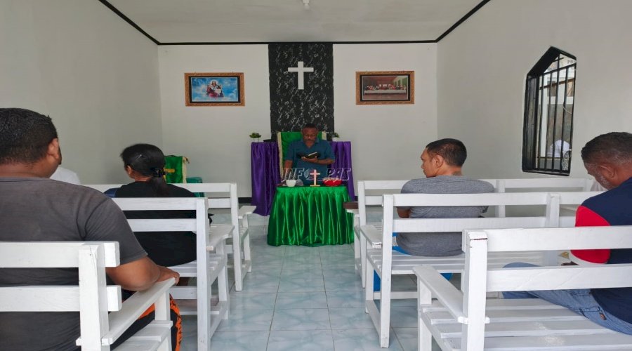 Lapas Wahai Gelar Ibadah Buka Usbu, Warga Binaan Khusyuk Jalani Pembinaan Keagamaan