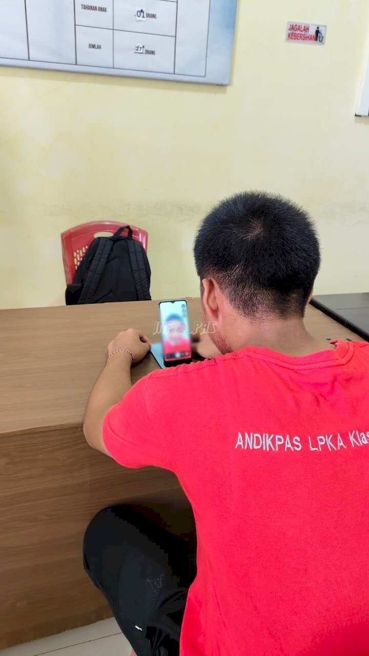 LPKA Ambon Dorong Stabilitas Emosional Anak Binaan dengan Video Call Gratis