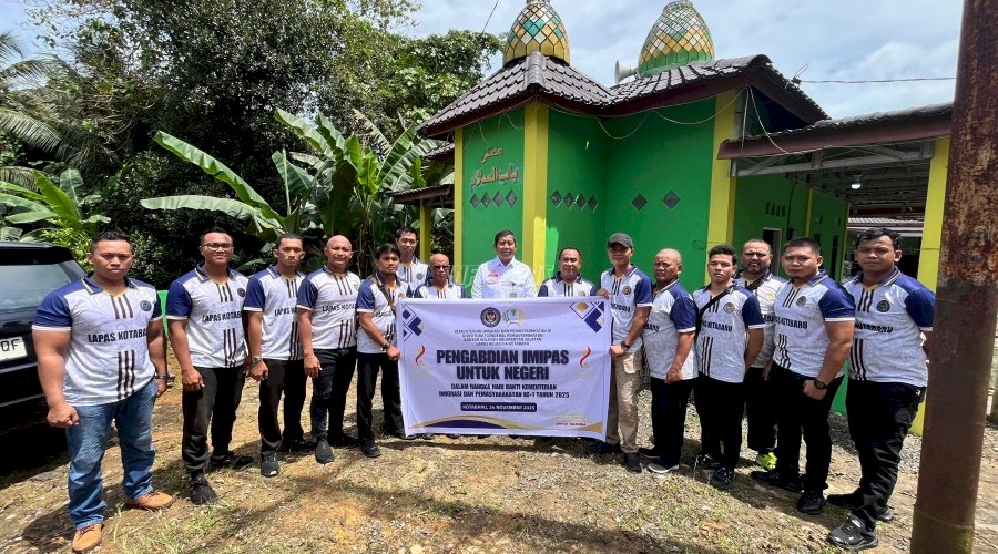 Pengabdian IMIPAS untuk Negeri, Lapas Kotabaru Renovasi Musala Babussalam