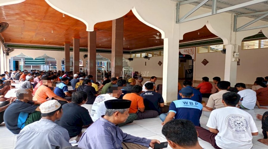 Lapas Tolitoli Laksanakan Pembinaan Rohani bagi Warga Binaan Muslim dan Kristen