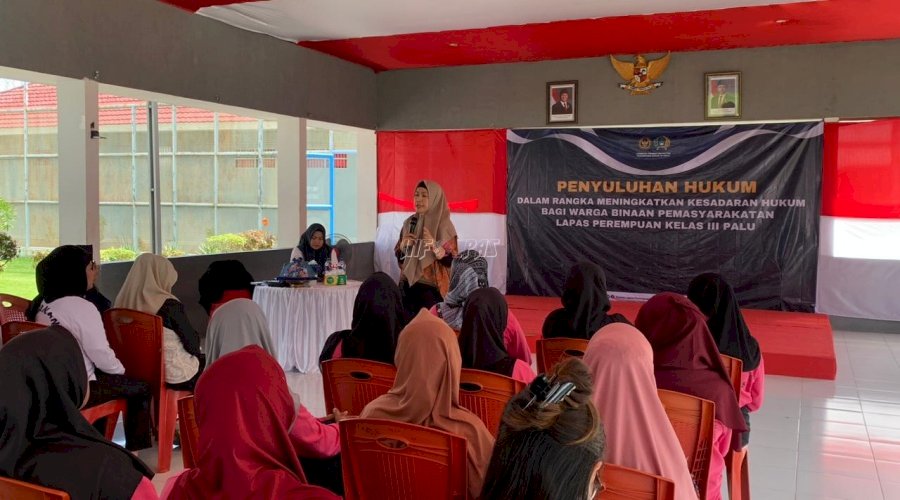 Lapas Perempuan Palu dan LIBU Perempuan Sulteng Gelar Penyuluhan Tingkatkan Kesadaran Hukum Warga Binaan