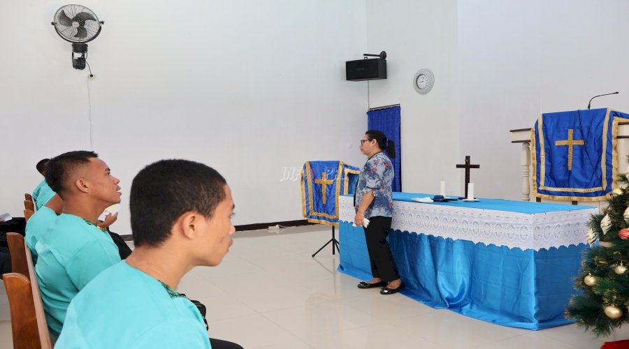 LPKA Ambon Berikan Pengembangan Iman dan Karakter bagi Anak Binaan melalui Pembinaan Sikap Syukur