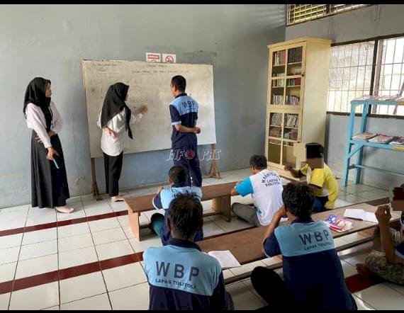 Lapas Tolitoli Gelar Pembelajaran Pemberantasan Buta Aksara bagi Warga Binaan