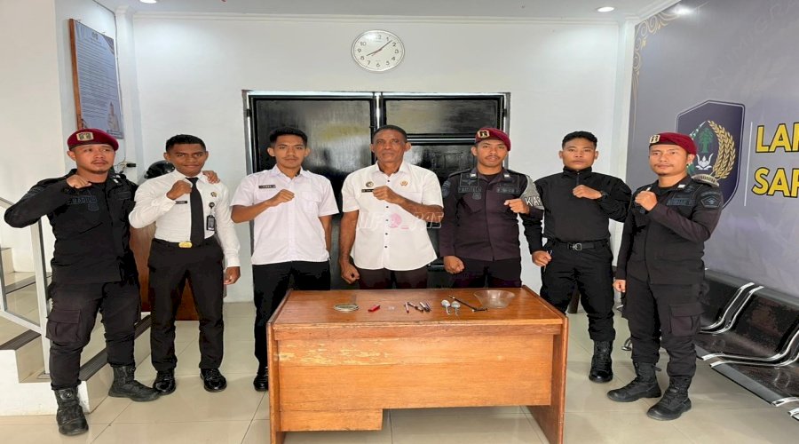 Antisipasi Gangguan Kamtib, Lapas Saparua Laksanakan Razia Warga Binaan