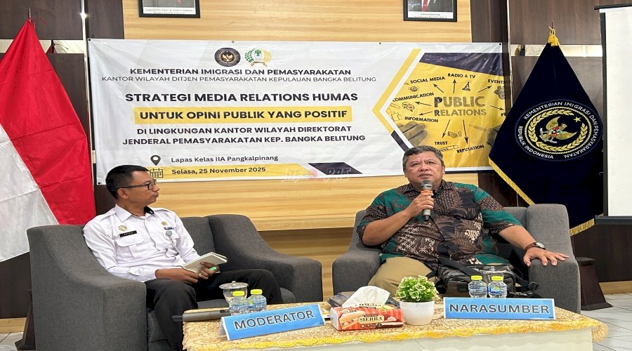 Humas Lapas Pangkalpinang Siap Gaungkan Citra Positif lewat Strategi Media Relations