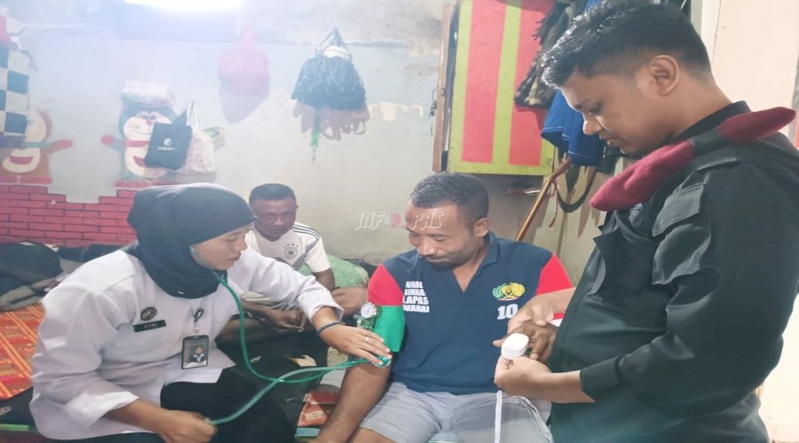 Lapas Wahai Kembali Gencarkan 'Program Perling', Pastikan Kesehatan Warga Binaan Terjamin