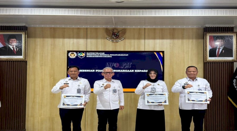  Lapas Cipinang Raih Penghargaan UPT Terbaik Pertama Bidang Kehumasan