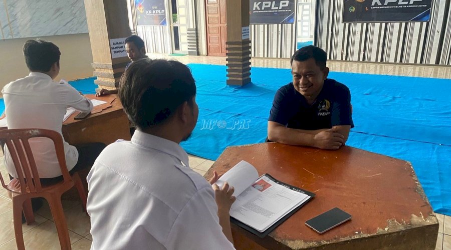 Lapas Narkotika Karang Intan Fasilitasi Litmas oleh PK Bapas Banjarmasin