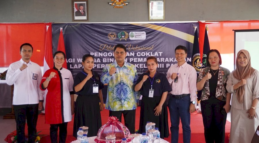 Kanwil Ditjenpas Sulteng Gelar Pelatihan Vokasional Olahan Cokelat bagi Warga Binaan Lapas Perempuan Palu