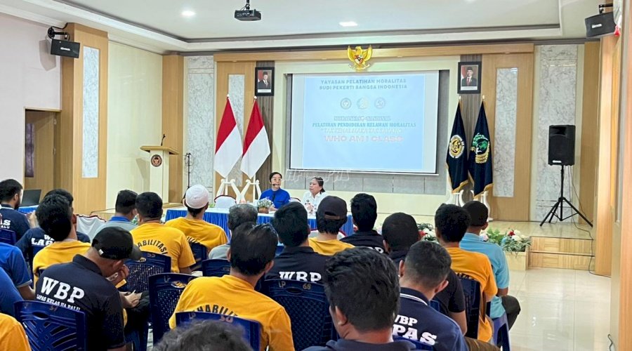 Bersama YPMBPBI, Lapas Palu Selenggarakan Pelatihan Moralitas bagi 80 Warga Binaan 