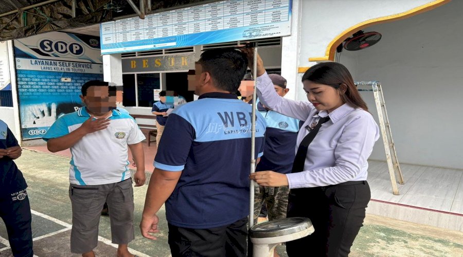 Lapas Tolitoli Gelar Skrining Gejala, Chest X-Ray, dan Inisiasi Terapi Pencegahan TBC