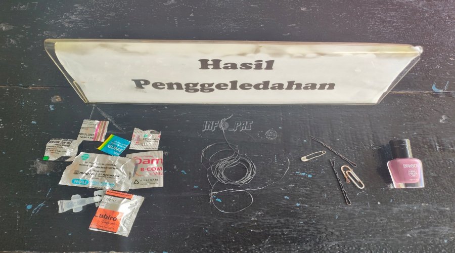 Sterilisasi Area Hunian, Lapas Perempuan Ambon Laksanakan Penggeledahan Blok Hunian