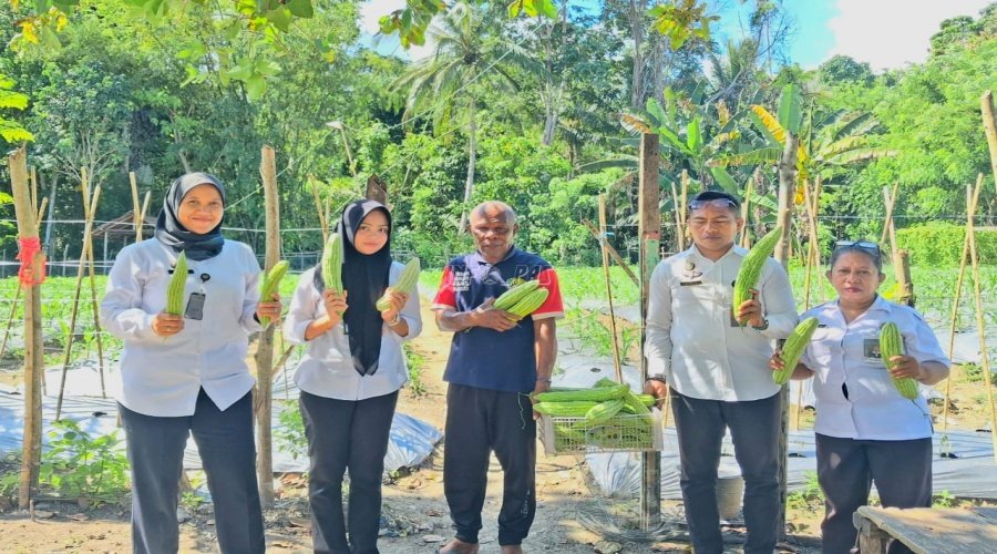 Panen 30 Kg Pare, Wujud Ketahanan Pangan Berkelanjutan di Lapas Wahai