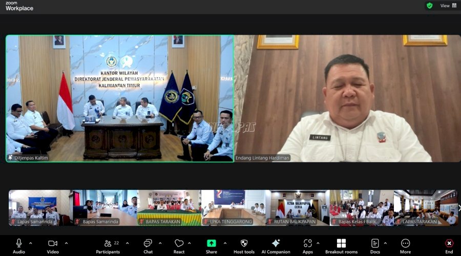 Gantikan Hernowo Sugiastanto, Endang Lintang Hardiman Resmi Pimpin Kanwil Ditjenpas Kaltim