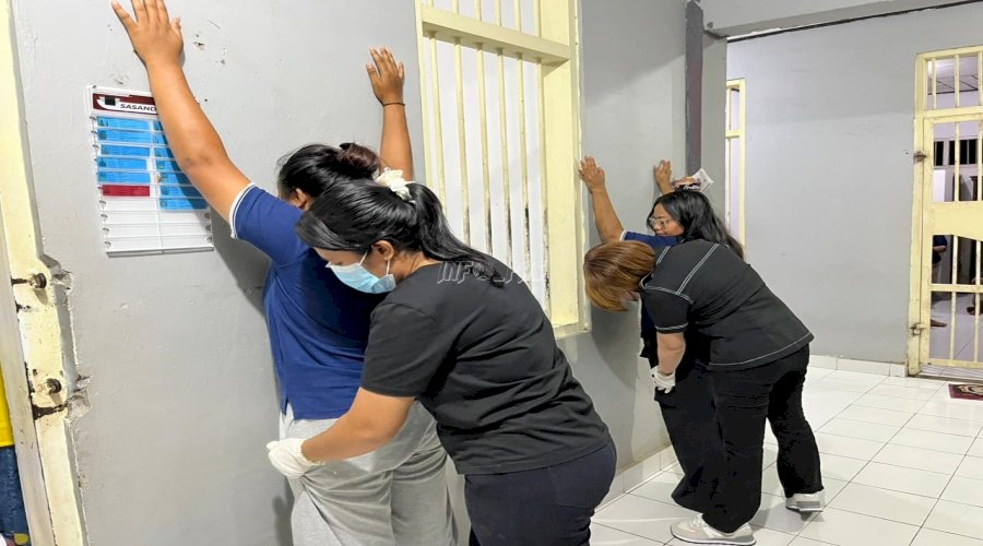 Satgas Kamtib Kanwil Ditjenpas NTT Gelar Razia di Lapas Perempuan Kupang