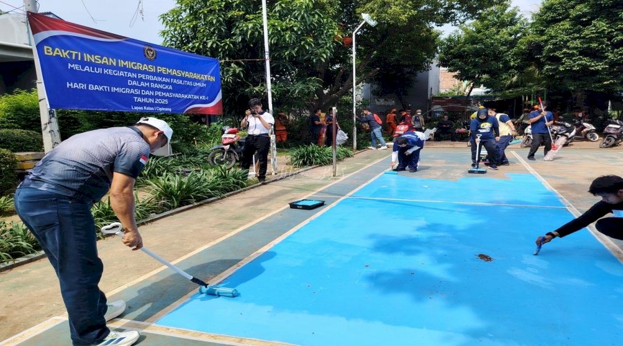 Bakti untuk Negeri, Lapas Cipinang Hadirkan Ruang Publik yang Lebih Nyaman bagi Warga