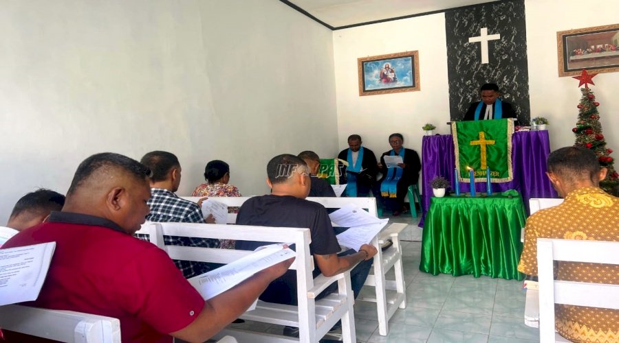 Lapas Wahai Gelar Ibadah Minggu Adventus Pertama, Awali Penantian Natal dengan Pengharapan