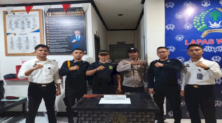 Tingkatkan Kewaspadaan Jelang Nataru, Lapas Wahai Intensifkan 'One Week One Raid'