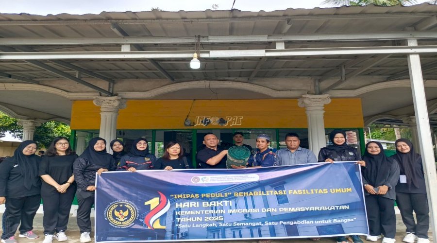 Rutan Rantau Wujudkan Pengabdian IMIPAS lewat Renovasi Masjid Syuhada Bitahan