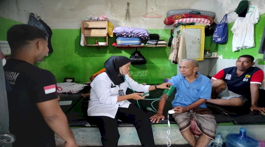 Tingkatkan Layanan Kesehatan Warga Binaan, Lapas Wahai Intensifkan Program Perling